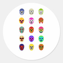 Lutte mexicaine de masque de Lucha Libre Adhésif