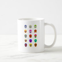 Lutte mexicaine de masque de Lucha Libre Mugs À Café