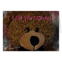 Luv vous Maman-personnaliser Cartes
