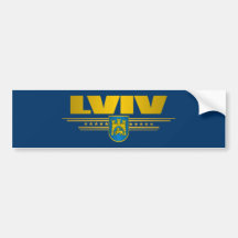 Lviv COA Bumper Stickers