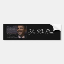 M. Barack Obama Autocollant Pour Voiture