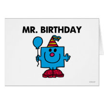 M. Birthday Classic Carte De Vœux