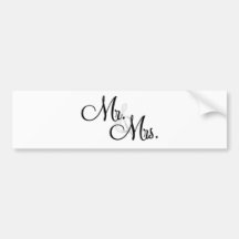 M. et Mme Unique Items Autocollants Pour Voiture