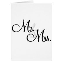 M. et Mme Unique Items Cartes De Vœux
