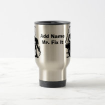 M. Fix It Mugs, ajoutent le nom tasses
