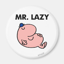 M. Lazy Classic Magnets Pour Réfrigérateur
