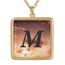 M Momogram Necklace