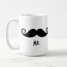 M. Mustache et Mme Lips Tasse À Café