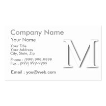 M ombre cartes de visite professionnelles