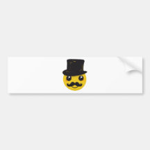 M. Smiley Mustache Autocollants Pour Voiture