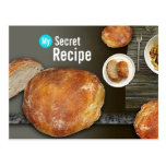 Ma carte secrète de recette - carte postale frança