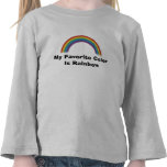 Ma couleur préférée est arc-en-ciel t-shirts