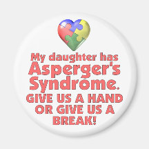 Ma fille a Asperger Aimant