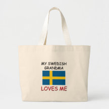 Ma grand-maman de Suédois m'aime Sacs En Toile