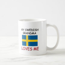Ma grand-maman de Suédois m'aime Tasses À Café