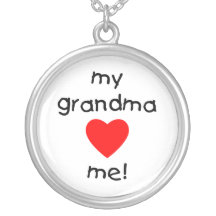 ma grand-maman m'aime collier personnalisé
