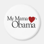 Ma maman Loves Obama Aimants Pour Réfrigérateur