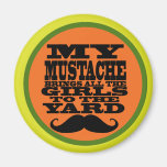 Ma moustache aimant pour réfrigérateur