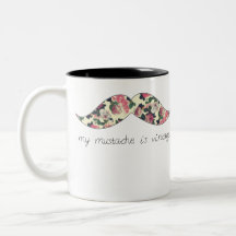 ma moustache est tasse vintage
