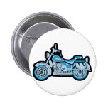 Ma première moto bleue badges