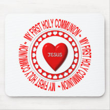 Ma première sainte communion tapis de souris