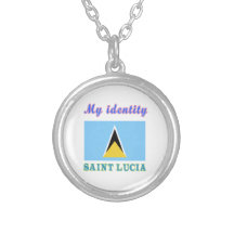 Ma Sainte-Lucie d'identité Pendentifs