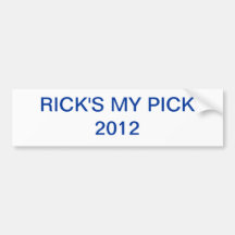 Ma sélection 2012 de Rick Autocollant Pour Voiture