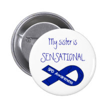 Ma soeur est bouton sensationnel de conscience de  badges