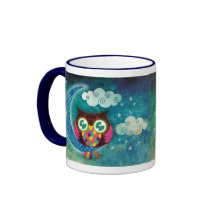 Ma tasse en croissant de hibou