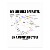 Ma vie opère juste un cycle complexe (Krebs) Cartes Postales