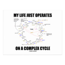 Ma vie opère juste un cycle complexe (Krebs) Carte Postale