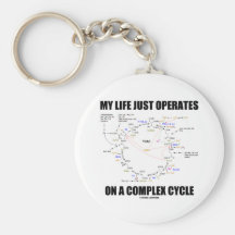 Ma vie opère juste un cycle complexe (Krebs) Porte-clef