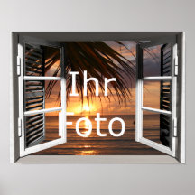 Ma vue de fenêtre format paysage posters