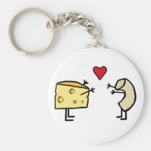 Macaronis au fromage porte-clefs