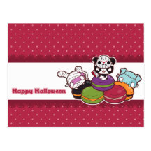 Macarons de Halloween Cartes Postales