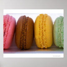 Macarons français gastronomes importés (macarons) affiches