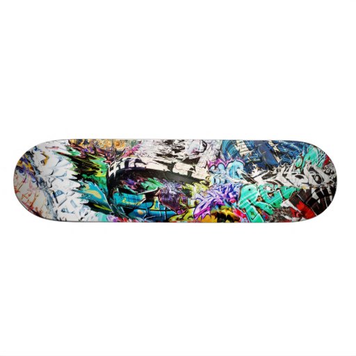 Mâche de graffiti skateboards cutomisables