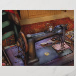 Machine à coudre - projet de couture prospectus personnalisés