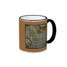 Machine de temps de Steampunk Mug