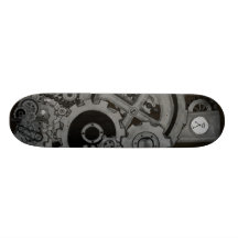 Machines de Steampunk (monochromes) Plateaux De Skateboards Customisés