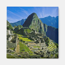 Machu antique Picchu, dernier refuge des 2 Magnets Pour Réfrigérateur