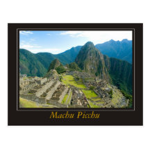 Machu Picchu Cartes Postales