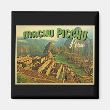 Machu Picchu Pérou Aimant Pour Réfrigérateur