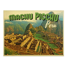 Machu Picchu Pérou Carte Postale