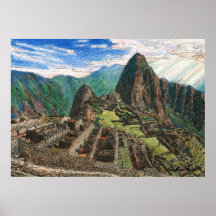 Machu Picchu Affiche
