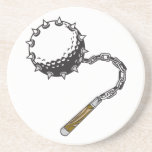 macis de boule de golf dessous de verre