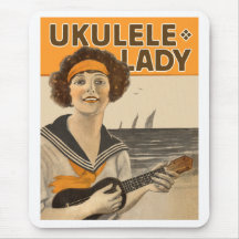 Madame #2 Mousepad d'ukulélé Tapis De Souris