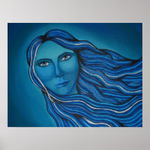 Madame bleue affiches