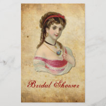 Madame Bridal Shower Invitation Prospectus Avec Motif