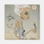 Madame Coral Magnet Aimant Pour Réfrigérateur